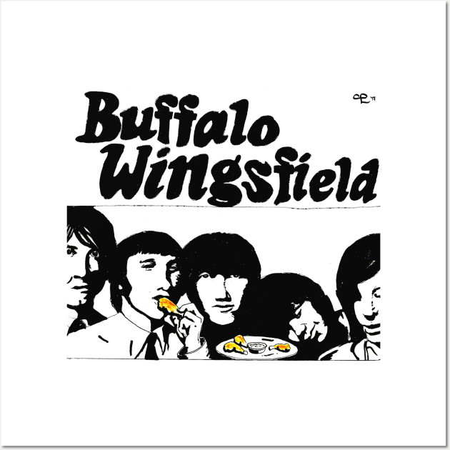 Buffalo Wingsfield Wall Art by Insane Clam Pasta